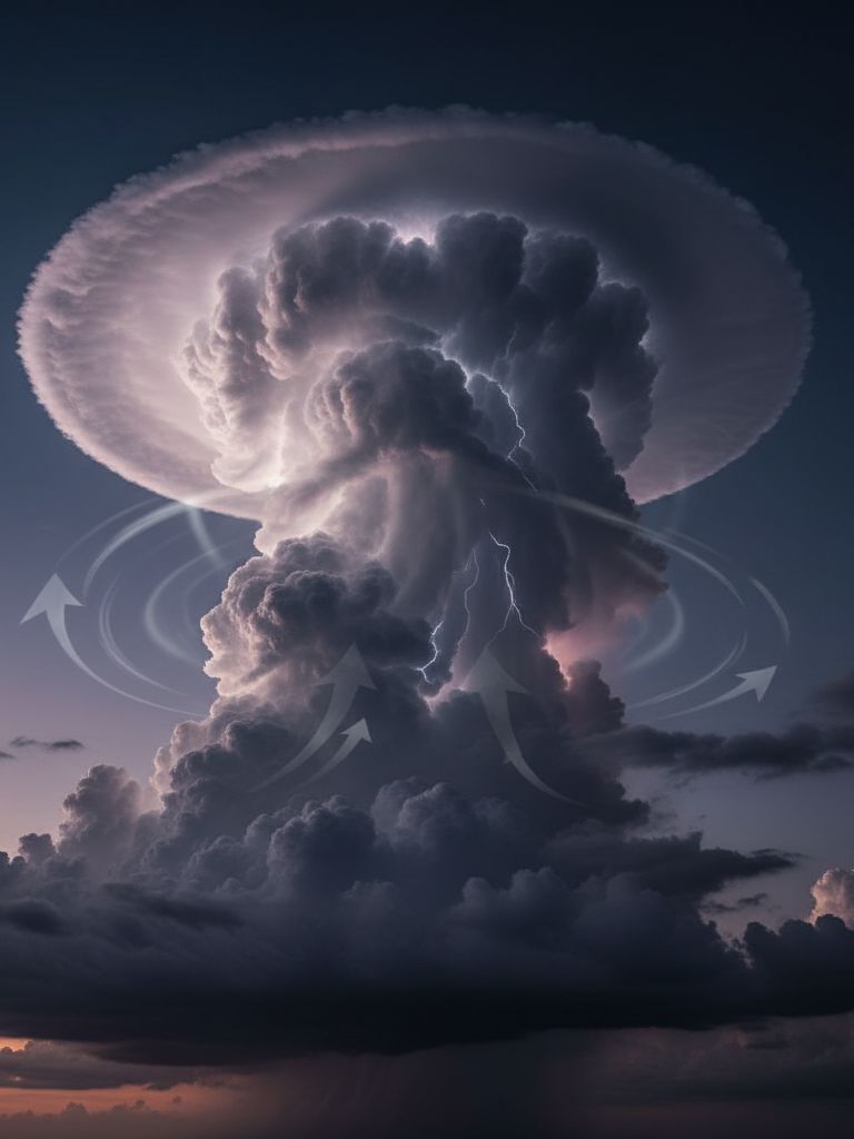 Pabrik Listrik Atmosfer: Struktur Awan Kumulonimbus